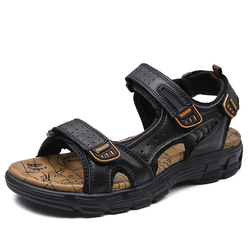 sandele-en-cuir-homme-noir