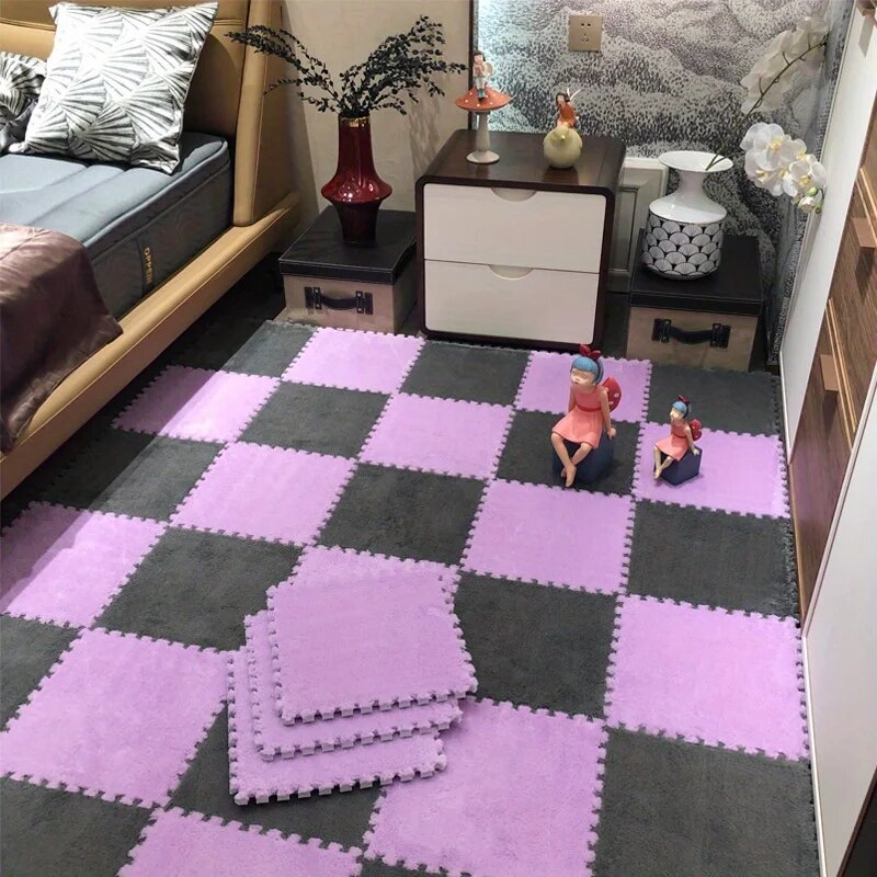 tapis-en-peluche-violet