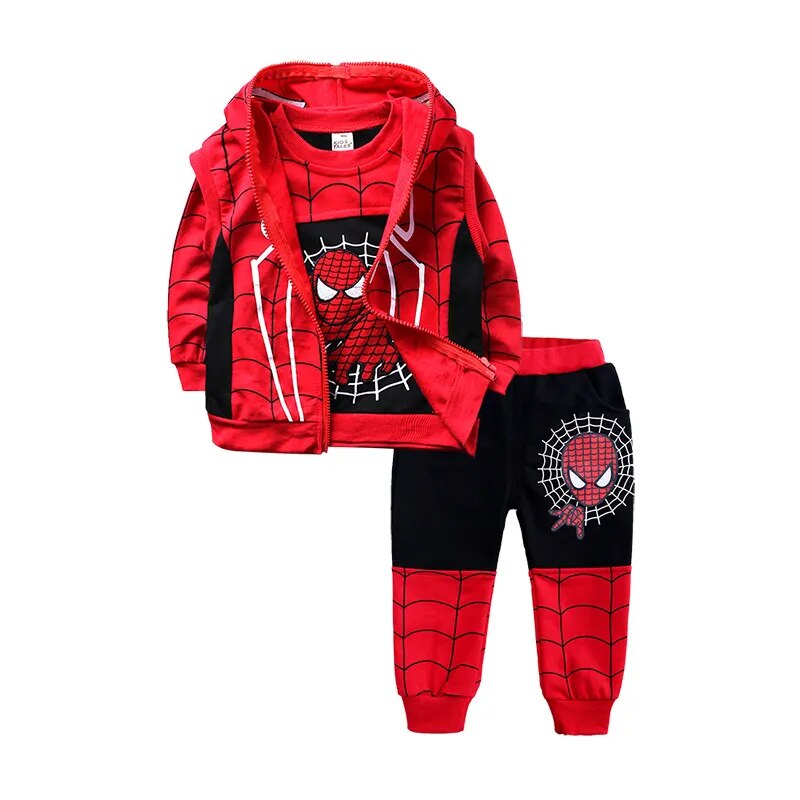 vetements-garcon-spiderman-rouge