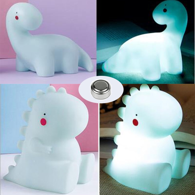 Veilleuses LED de Dessin Animé pour Bébé, lampe de table et de bureau ,décor de chambre à Coucher dinosaure, nairobi , jouet pour ENFANTS, cadeau d'anniversaire et de Noèl.