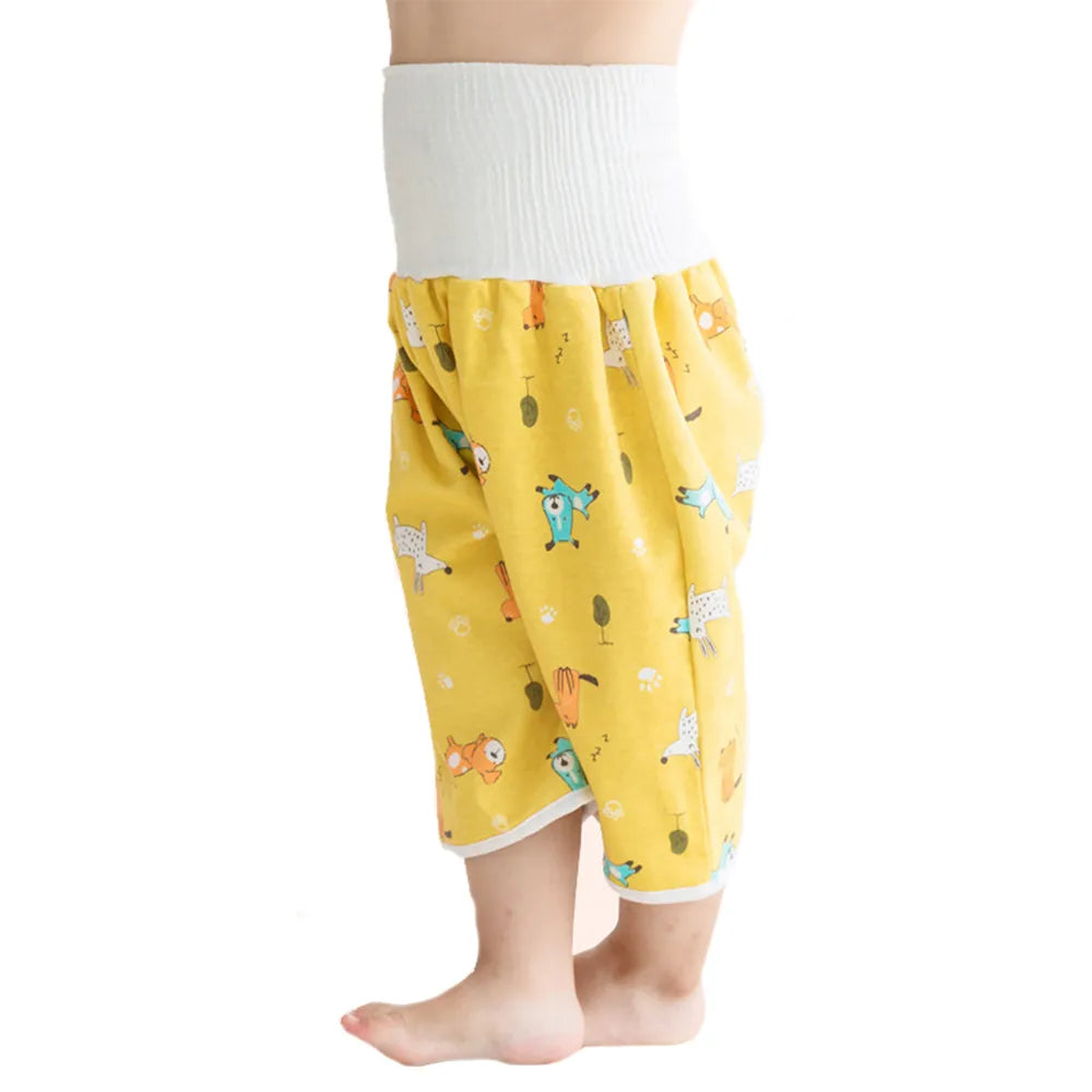 2-en-1-confortable-a-couches-pour-enfants-impermeable-et-absorbant-jaune