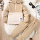 2-pieces-ensemble-sweat-a-capuche-et-pantalon-pas-cher-garcon-beige