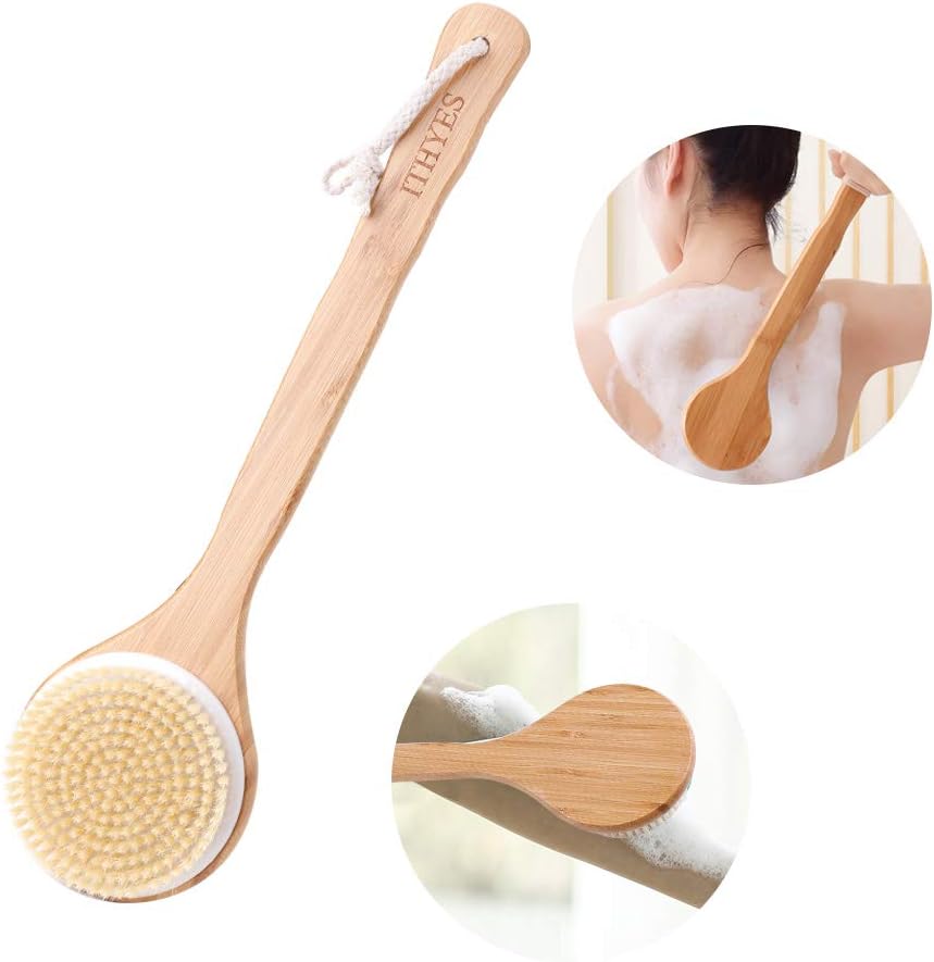 Brosse de bain en bambou