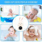 Thermomètre de bain numérique pour bébé, thermomètre de bain avec écran tactile LED, thermomètre de bain lapin pour enfants et bébés pour mesurer la température de l'eau et jouer dans la baignoire Blanc