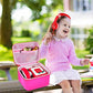 Dyeulget Étui de transport compatible avec Toniebox, sac de rangement pour enfants Toniebox, sac de rangement résistant aux chocs et à la poussière avec poignée pour figurines