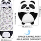 Sac De Couchage 2 en 1 pour Enfants, Sac De Couchage pour Le Camping Panda