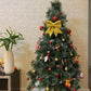 ARBRE DE NOËL, PVC Matériau aiguille de pin, vert avec de la neige, Décoration de Noël