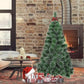 ARBRE DE NOËL, PVC Matériau aiguille de pin, vert avec de la neige, Décoration de Noël
