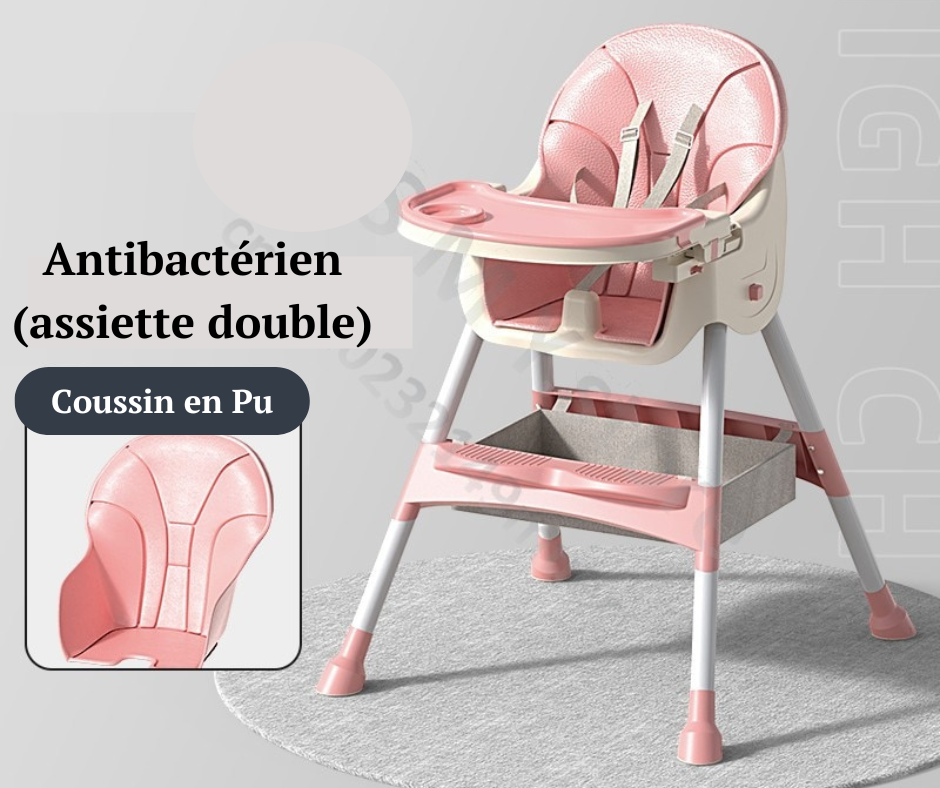 Chaise de salle à manger multifonctionnelle pour enfants.