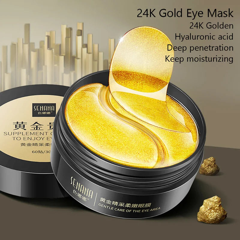 Masque de gel de collagène de cristal Soins de la peau des yeux