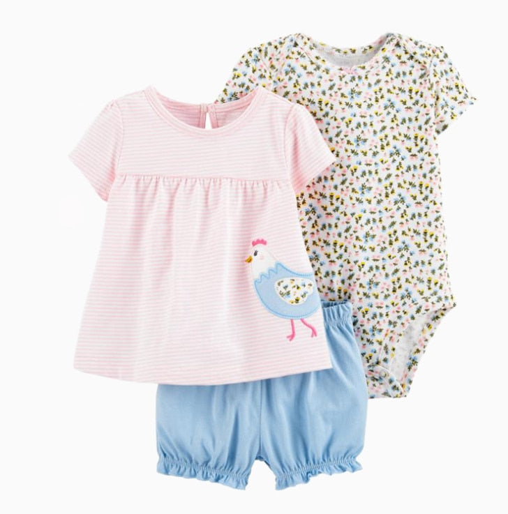 Vétements Pour Bébé 3 PIECES EN COTON