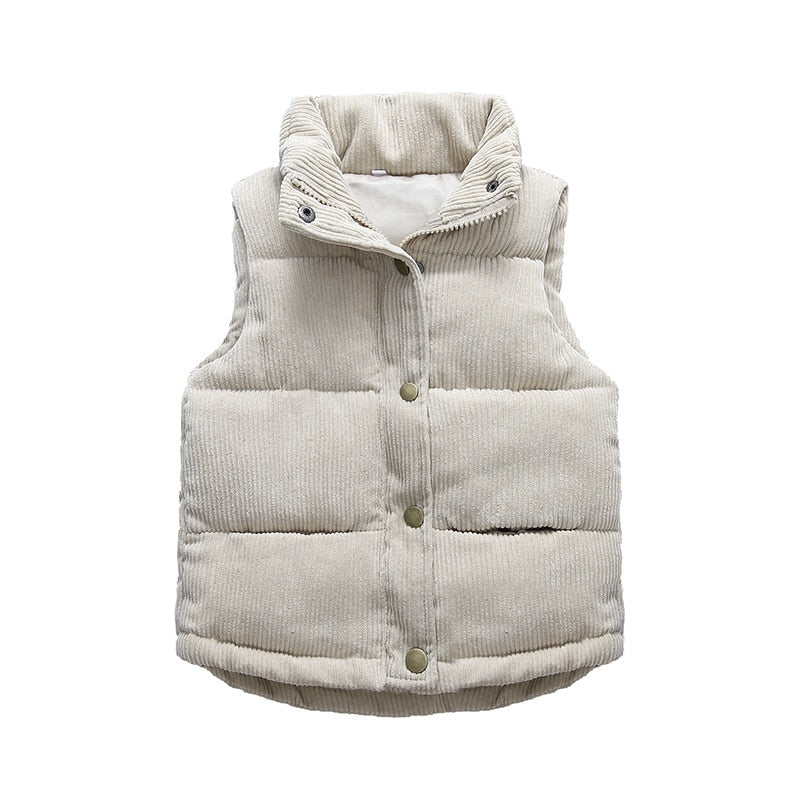 Gilet chaud et épais pour enfants.