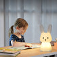 Veilleuse lapin en silicone pour chambre d'enfant, lampe lapin mignonne, cadeaux pour filles et garçons