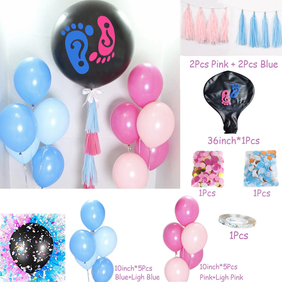 Décor Ballon  De Fête Pour Garçon Ou Fille