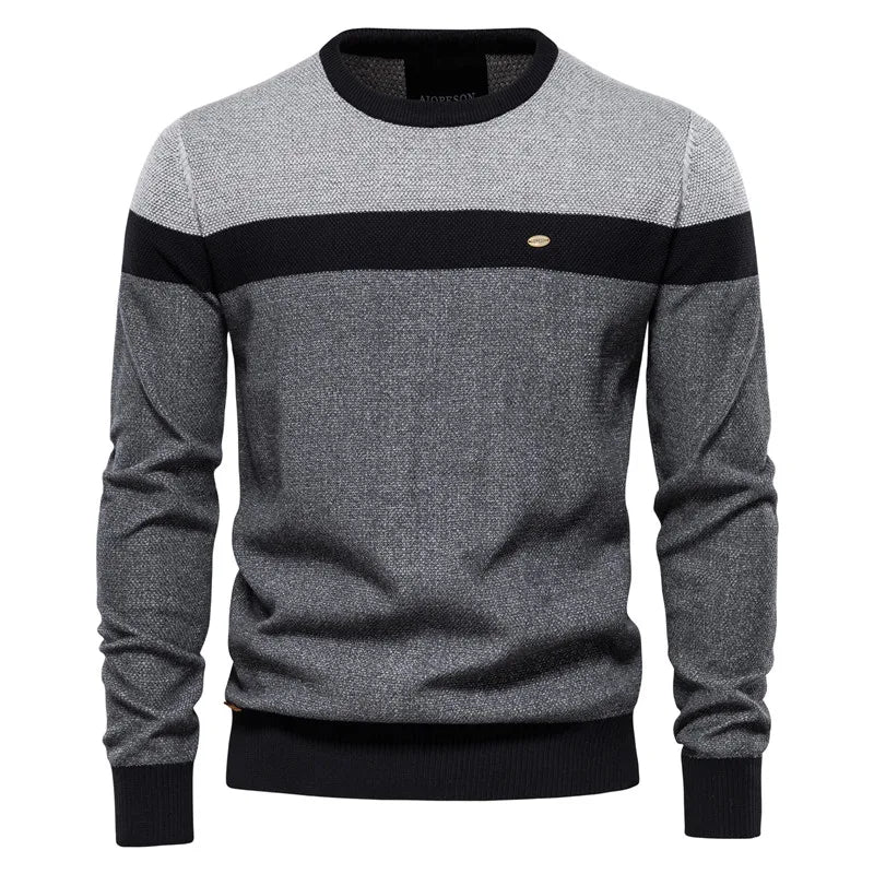 AIOPESON Pull En Coton Hommes