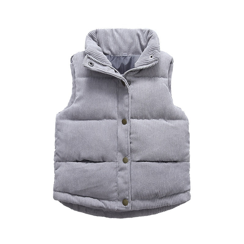 Gilet chaud et épais pour enfants.