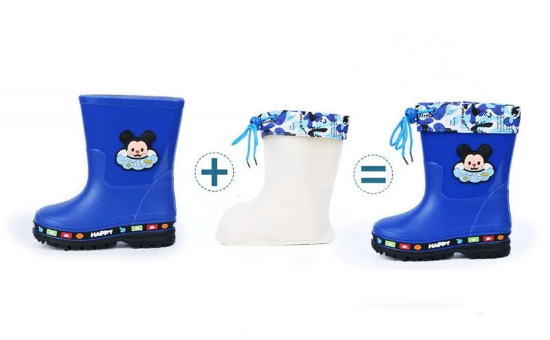 Bottes de pluie imperméables Pour Fille