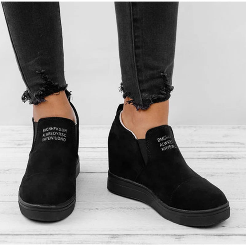 Bottes de  pour femmes  respirant et confortable, daim