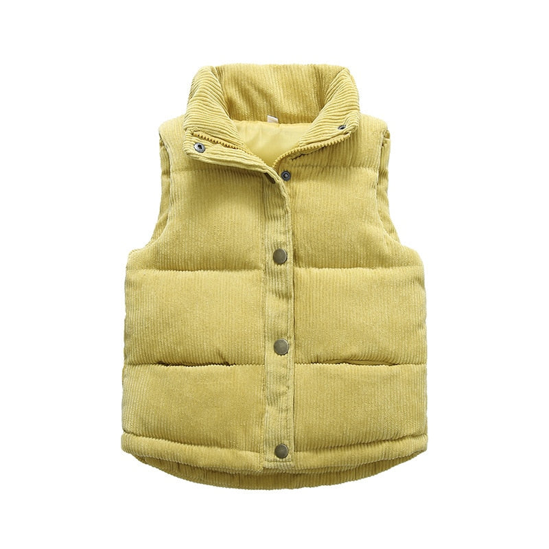 Gilet chaud et épais pour enfants.