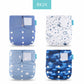 Happyflute 2022 New Fashion Style Baby Nappy 4pcs/set Diaper Cover Waterproof&amp;Reusable Cloth Diaper