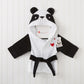 Bébé Peignoir À Capuche Serviette De Plage Pour Enfants Coton 6 m - 5 ans