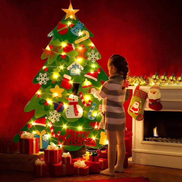 ARBRE DE NOËL MONTESSORI + Guirlande OFFERTE