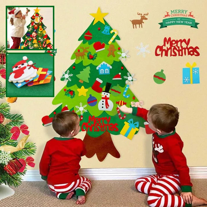 ARBRE DE NOËL MONTESSORI + Guirlande OFFERTE