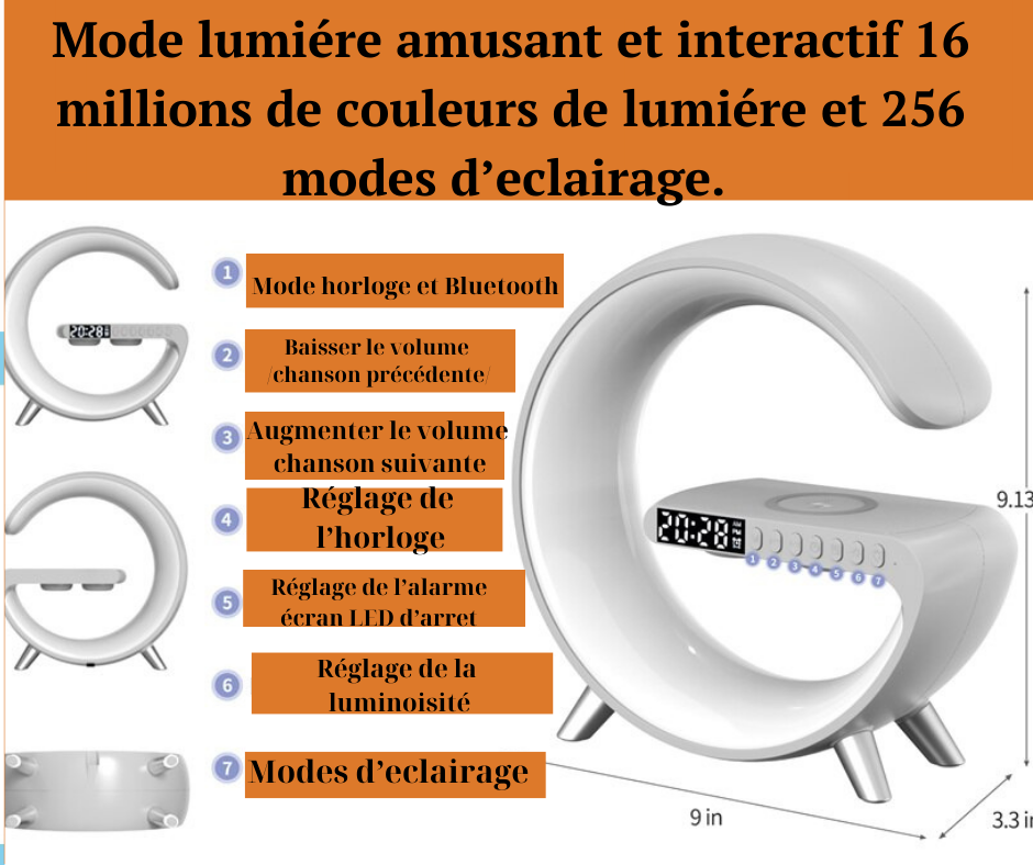 CHARGEUR DE TELEPHONE , LAMPE