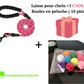 LAISSE POUR CHIEN + 1 CADEAU BOULES EN PELUCHE ( 10 pièces )