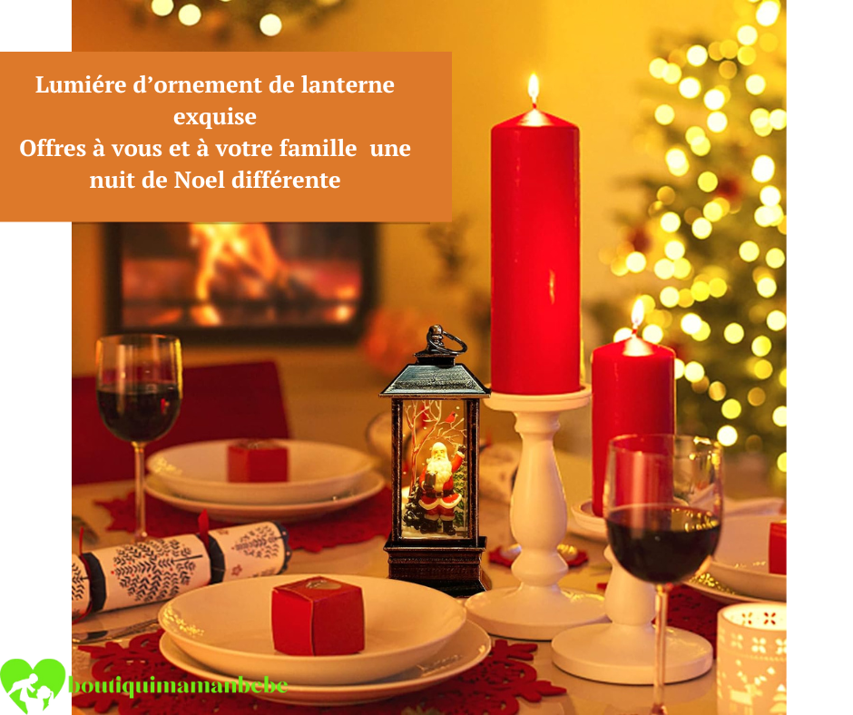 Lanterne | Père Noël LED