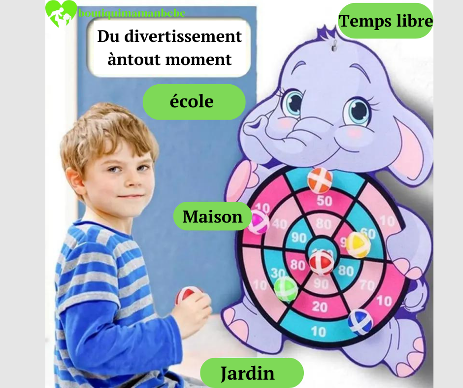 Jeu De Fléchettes Pour Enfants À Balles Collantes