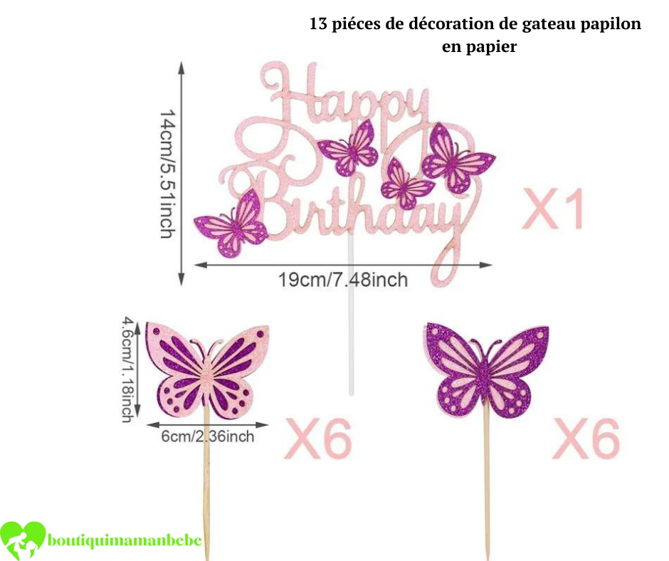 Décoration de Fête Anniversaire Fille | PAPILON