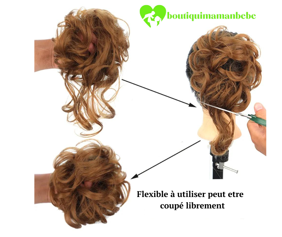 Chouchou Chignon Facile à Porter