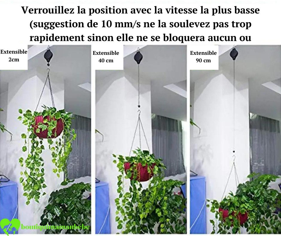 🎍Hirundo Crochet Rétractable Pour Paniers De Jardin Pots, Mangeoire À Oiseaux