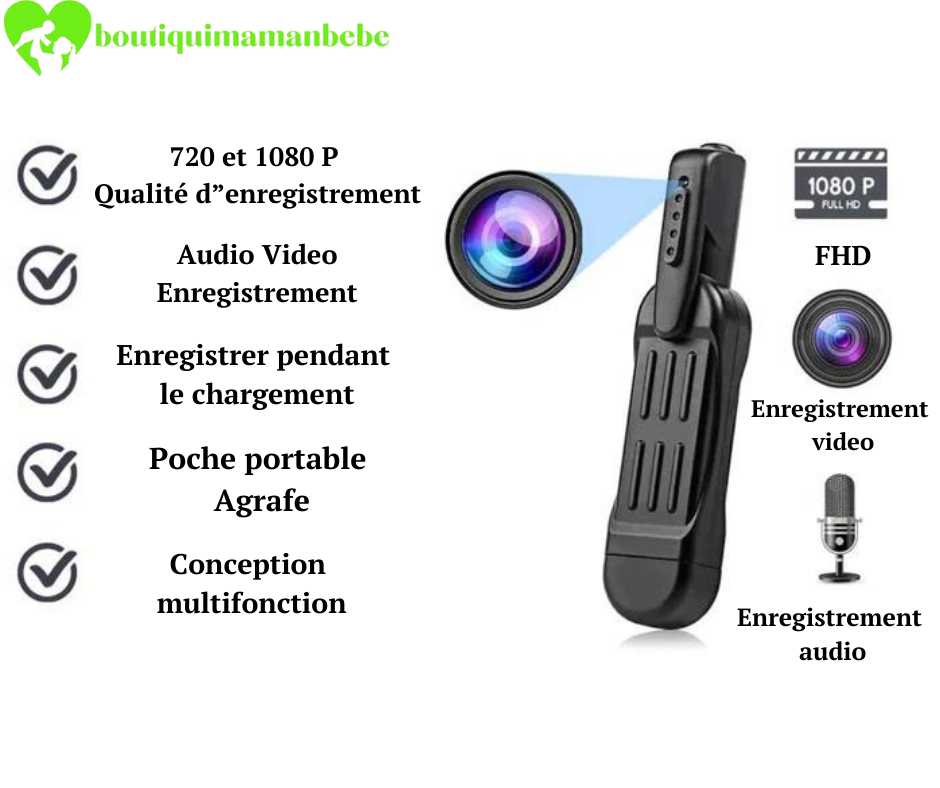 Caméra Espion - Full HD 1080P