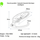 Balancelle bébé /transat électrique connécté DEAREST  gris avec capote + moustiquaire