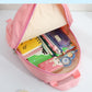 Fanelod Cartable préscolaire,Sac à Dos Scolaire pour Filles | Cartable Ours en Peluche, Jouets Mignons pour Filles Garçons, Sac à Dos pour Voyage, Pique-Nique, Garderie, Crèche