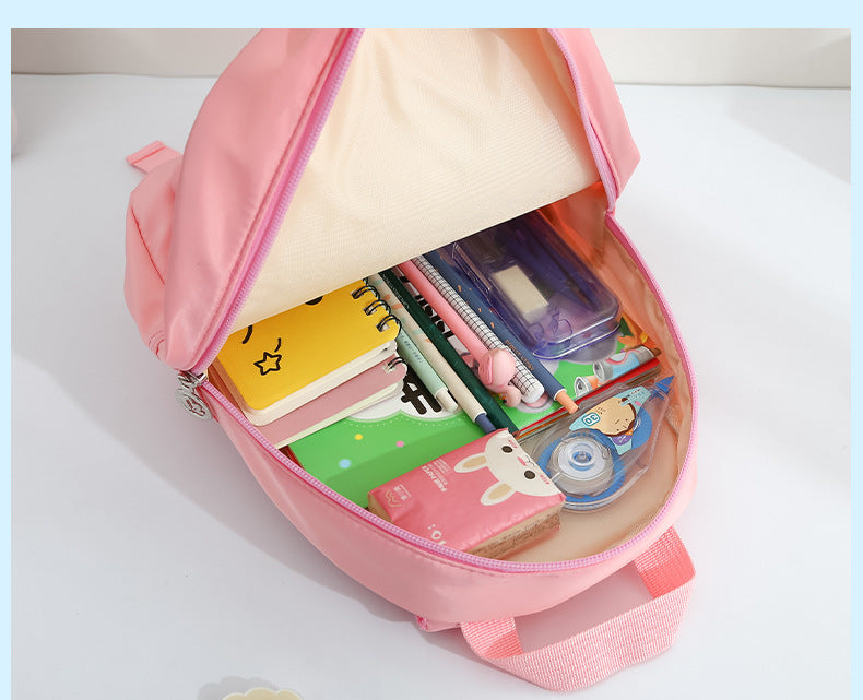 Fanelod Cartable préscolaire,Sac à Dos Scolaire pour Filles | Cartable Ours en Peluche, Jouets Mignons pour Filles Garçons, Sac à Dos pour Voyage, Pique-Nique, Garderie, Crèche