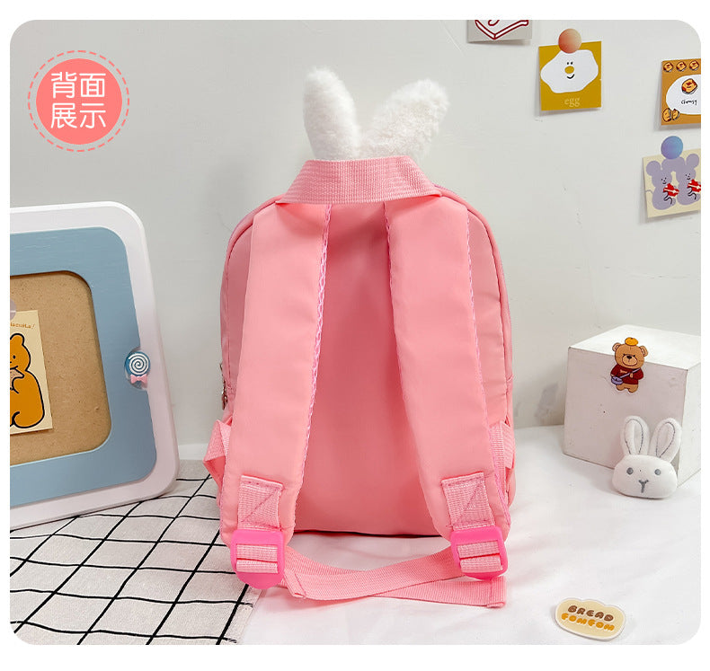 Fanelod Cartable préscolaire,Sac à Dos Scolaire pour Filles | Cartable Ours en Peluche, Jouets Mignons pour Filles Garçons, Sac à Dos pour Voyage, Pique-Nique, Garderie, Crèche