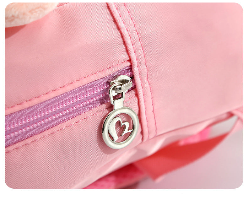 Fanelod Cartable préscolaire,Sac à Dos Scolaire pour Filles | Cartable Ours en Peluche, Jouets Mignons pour Filles Garçons, Sac à Dos pour Voyage, Pique-Nique, Garderie, Crèche