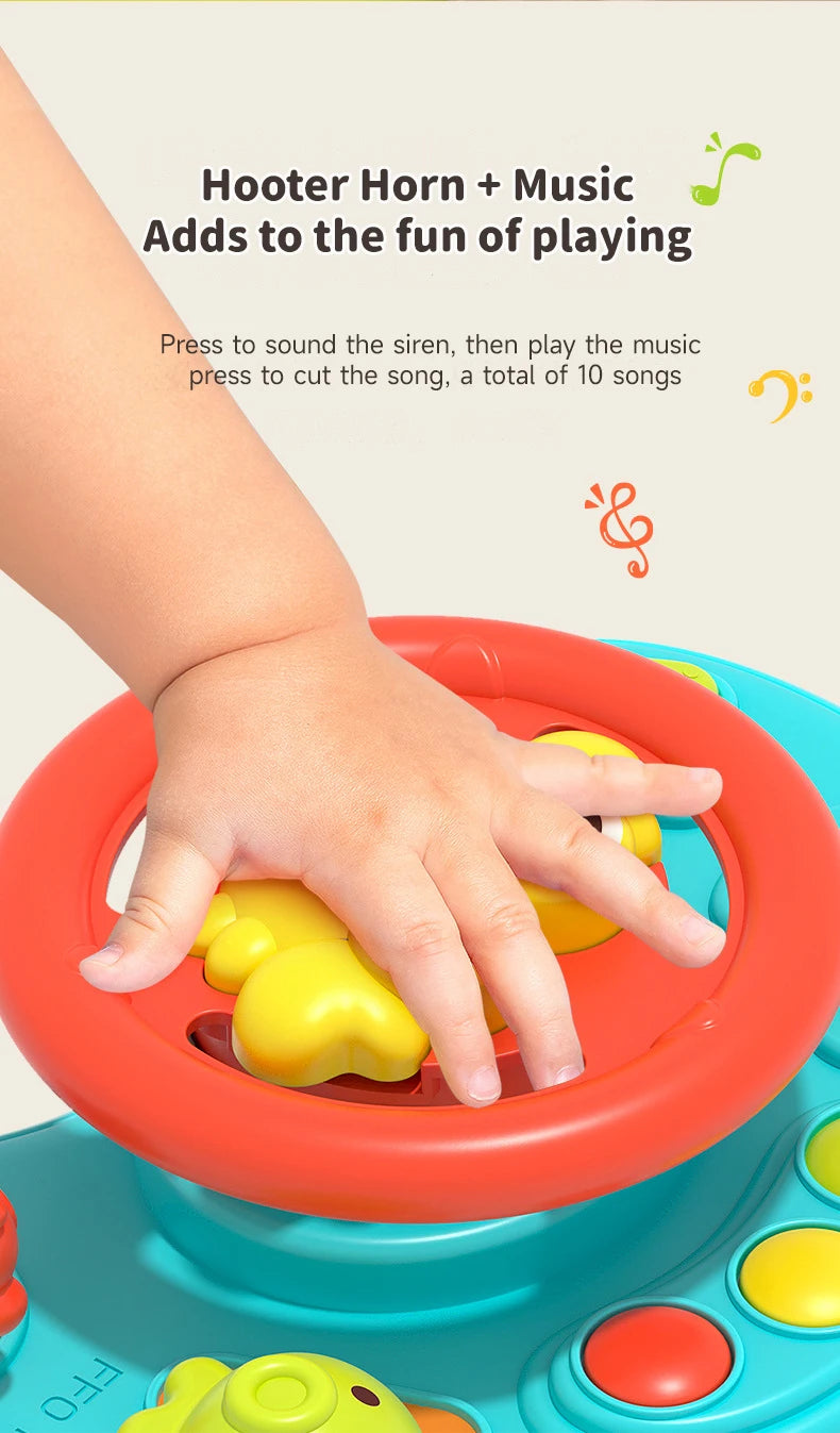 Montessori enfants tôt éducatif multifonctionnel sonnant avec lumière musical jouets cadeaux