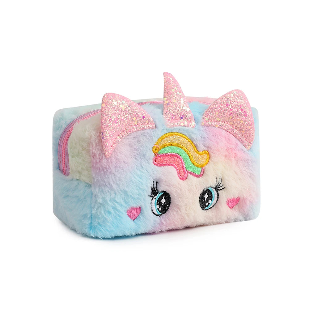 Sac Enfants Stylo Cas Étudiants Fournitures Scolaires Licorne