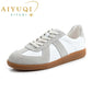 AIYUQI Baskets Femme  Nouveau Cuir Véritable Dames