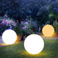 Lampe Solaire Flottante,Globe Solaire à LED étanche IP54-IP68, 25 cm Boule Lumineuse 16 Couleurs, Lampe de Nuit à DEL Changeante de Couleur Extérieure, Décor de Fête Pour Piscine,Plage,Jardin,Pelouse