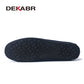 DEKABR-Mocassins souples respirants en cuir véritable pour hommes.