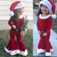 Costume de Noël elfe vert pour filles, ensemble de vêtements pour enfants, tenue de fête de Noël, costume de festival, utilisé pour les tout-petits, nouvel an