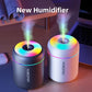 Mini humidificateur d'air électrique USB, diffuseur d'arômes, brumisateur d'aromathérapie, lumières pour voiture, maison