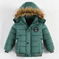 Manteau Fourrure Chaud Enfant Garçon Bébé Doudoune  1-5 Ans