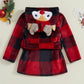 Noël Renne Robe À Manches Longues Plaid Capuche Peignoirs Chauds Pyjama Vêtements de Nuit pour Garçons Filles