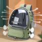 Sac de transport transparent pour chat de compagnie Sac à dos de voyage en plein air pour chats Petits chiens Sac de transport de chat respirant